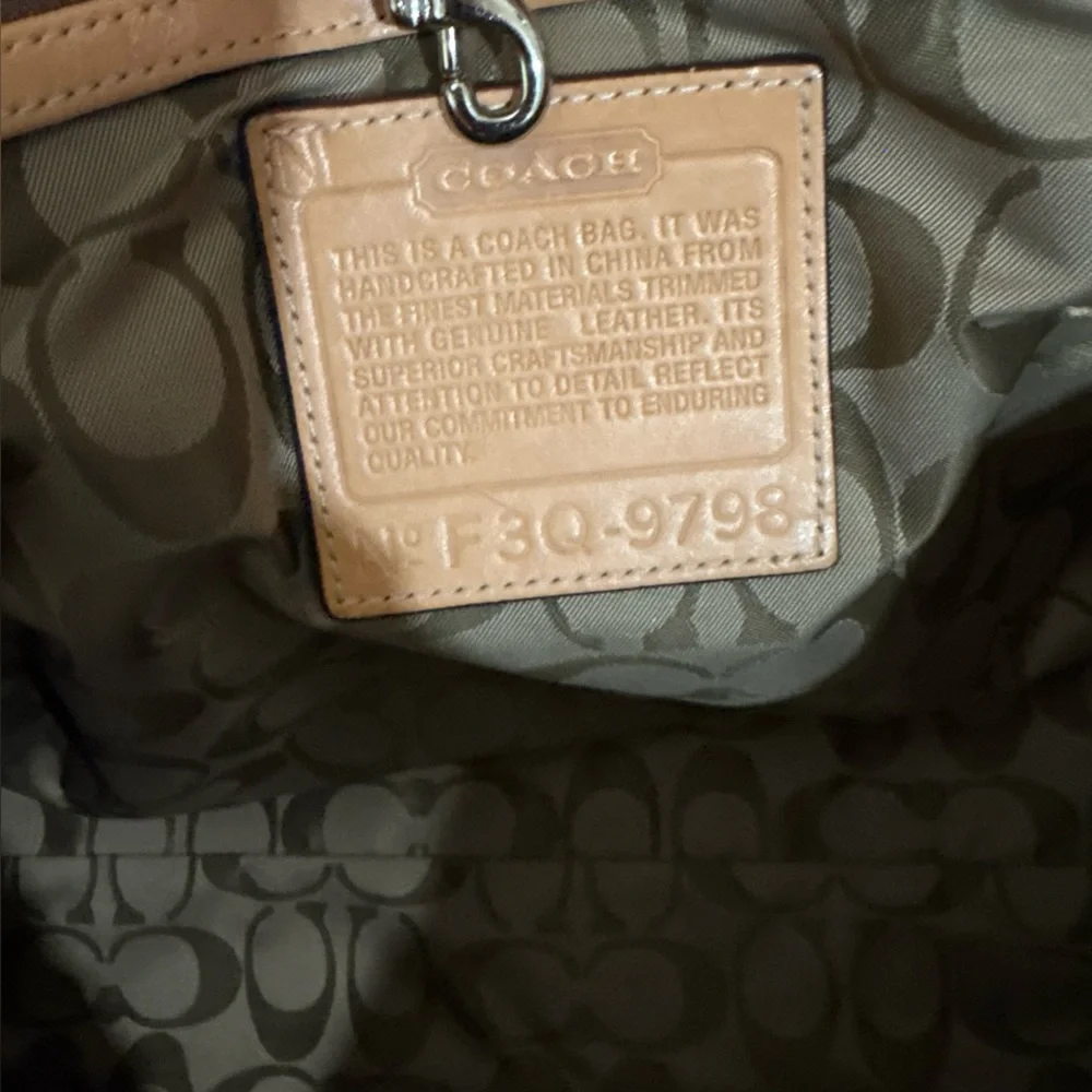 💎VINTAGE RARE Coach Patchwork Tote in Multi-Tone Suede and Leather EUC - Picture 10 of 14